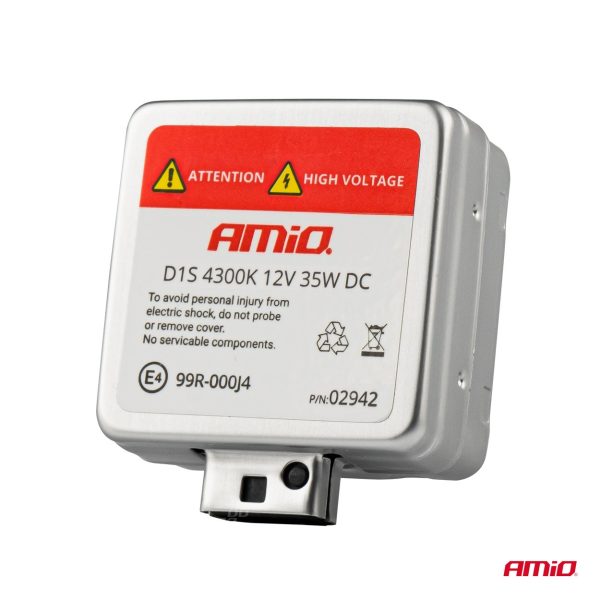 Bombilla xenón tipo D1S 35W 4300K AMiO BASIC