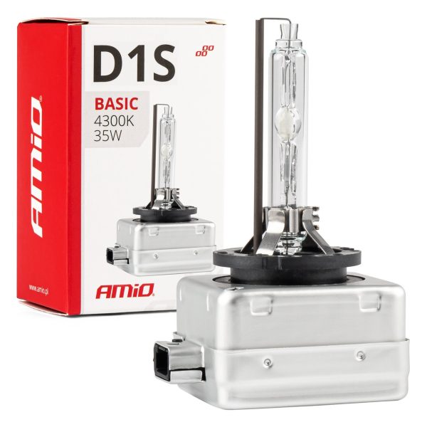 Bombilla xenón tipo D1S 35W 4300K AMiO BASIC