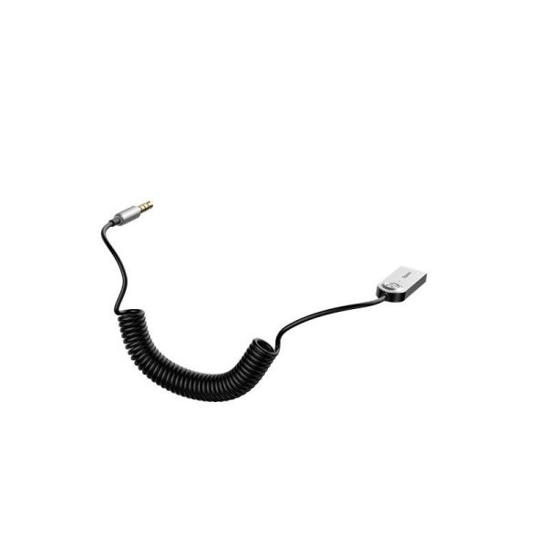 Adaptador de audio AUX, USB Bluetooth 5.0 BASEUS negro