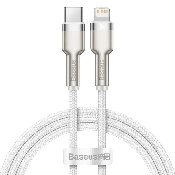 Baseus USB-C to Lightning cable Cafule, PD, 20W, 1m Blanco