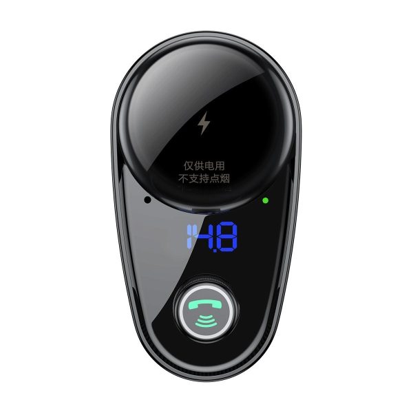 Transmisor FM BASEUS 2x USB bluetooth negro