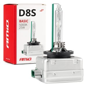 Bombilla xenón tipo D8S 35W 5000K AMiO BASIC