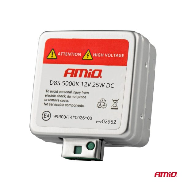 Bombilla xenón tipo D8S 35W 5000K AMiO BASIC